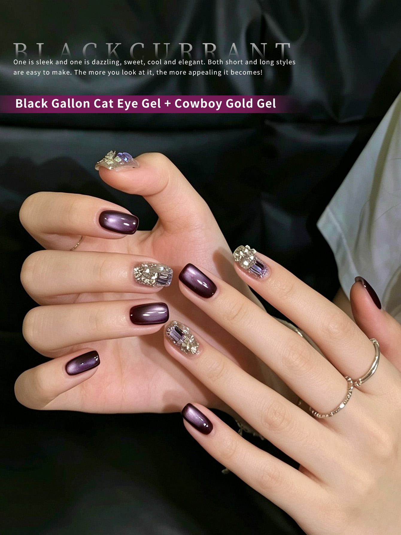 ยาทาเล็บเจลสีม่วงเข้ม 12 มล. แ - Nail Art Violet บทวิจารณ์และราคา