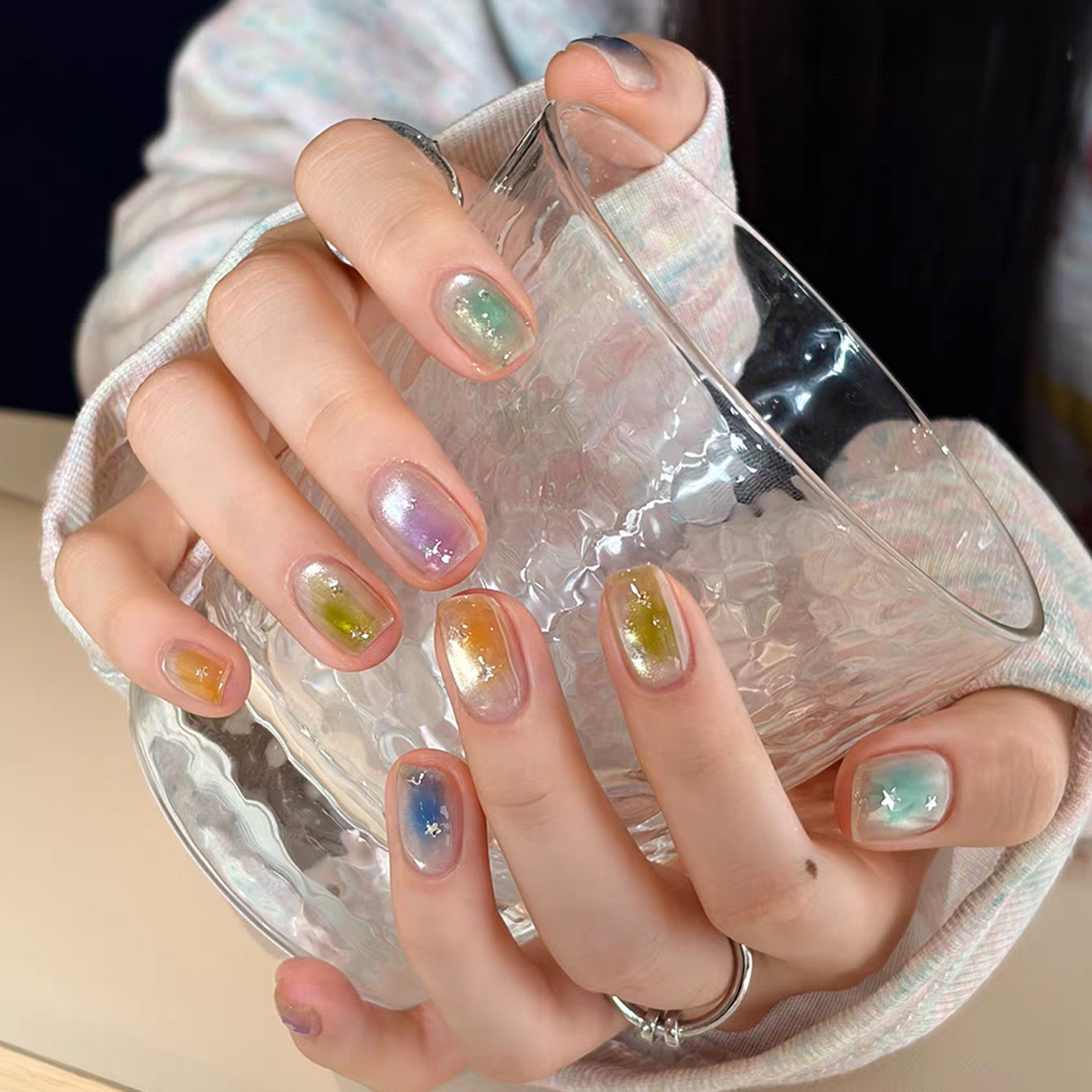 SHAKA 1 ชิ้น 2026 พาเลทใหม่ ซี - Nail Art Rainbow บทวิจารณ์และราคา