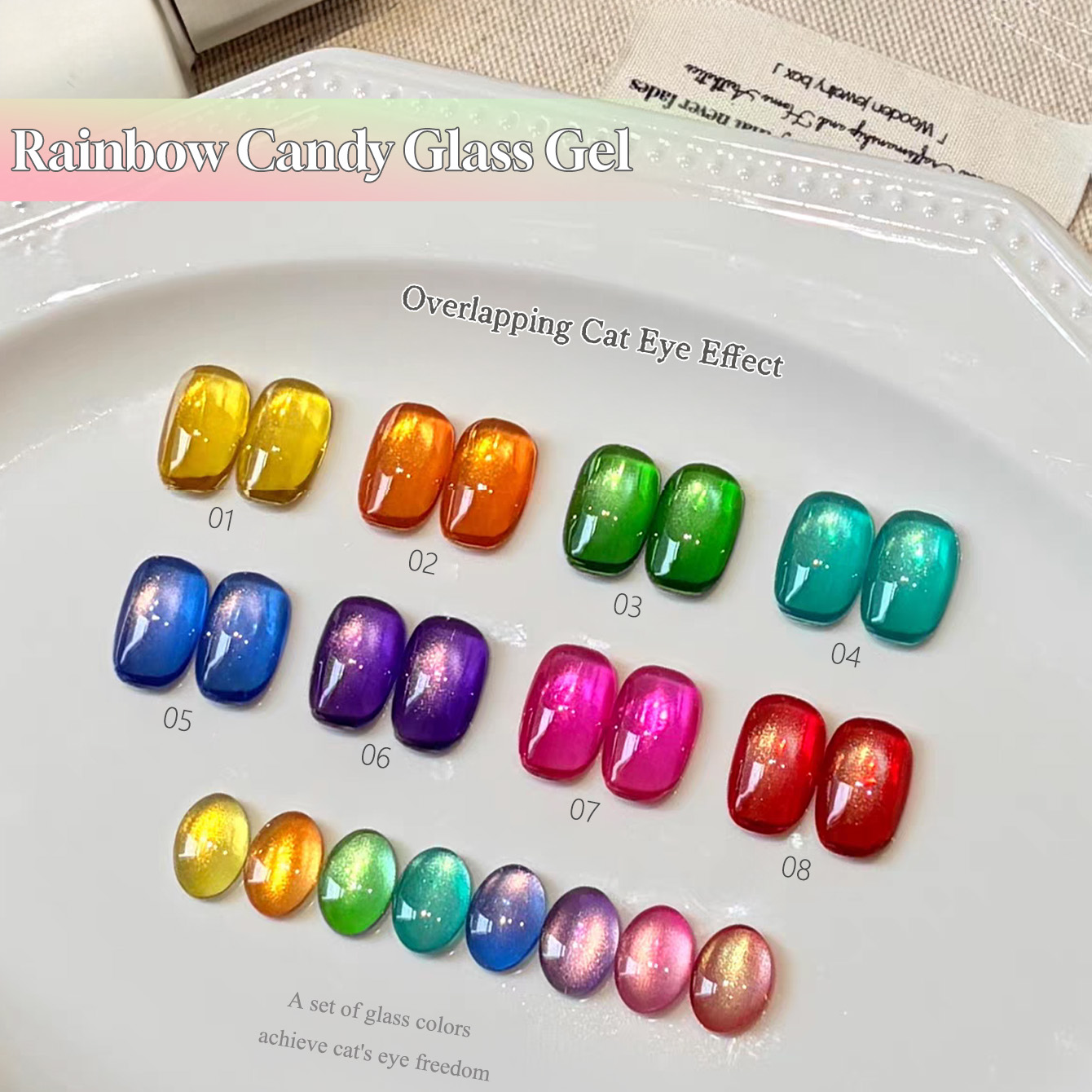 SHAKA 1 ชิ้น 2026 พาเลทใหม่ ซี - Nail Art Rainbow บทวิจารณ์และราคา