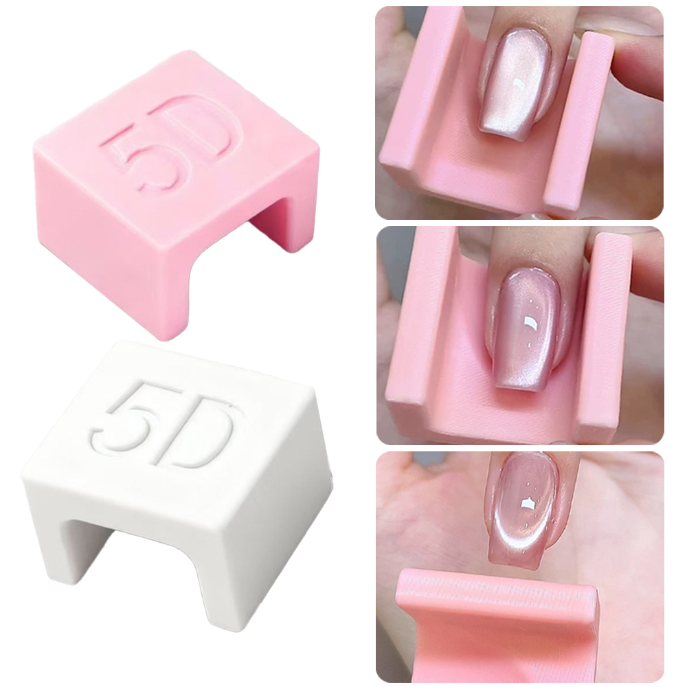 แม่เหล็กทำเล็บลายตาแมวแบบ 5D ร - Nail Art Cat Eye Pink บทวิจารณ์และราคา