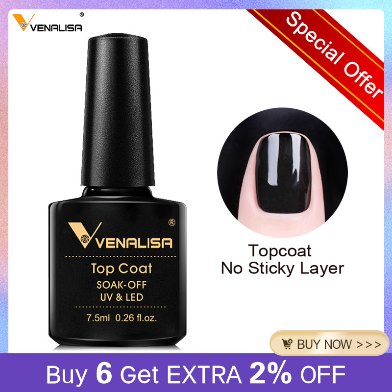 VENALISA Non Cleansing Topcoat - Nail Art One Piece บทวิจารณ์และราคา