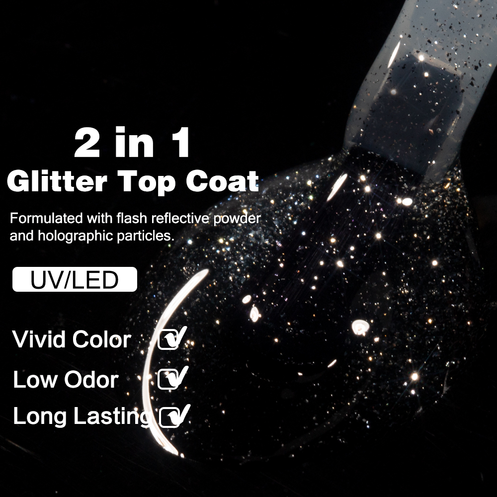 KODIES GEL Starlight Top Coat  - Nail Art Chrome บทวิจารณ์และราคา