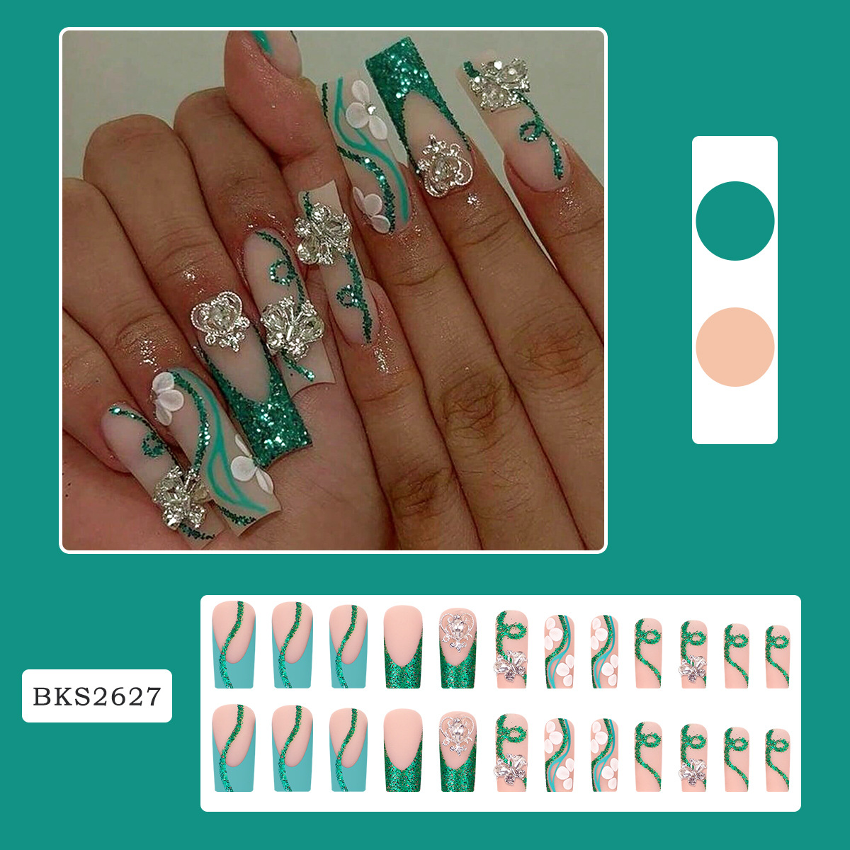 กดโลงศพยาวบนเล็บนักบัลเล่ต์เล็ - Nail Art French Nails บทวิจารณ์และราคา