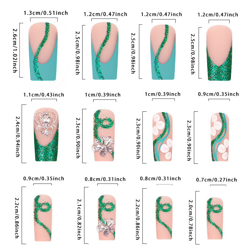 กดโลงศพยาวบนเล็บนักบัลเล่ต์เล็ - Nail Art French Nails บทวิจารณ์และราคา