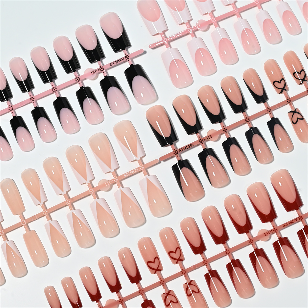 120 ชิ้น เล็บปลอมทรงสี่เหลี่ยม - Nail Art French Nails บทวิจารณ์และราคา