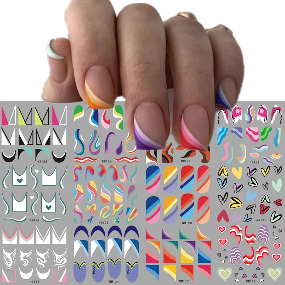 เคล็ดลับภาษาฝรั่งเศสคําเล็บ Sl - Nail Art Rainbow บทวิจารณ์และราคา