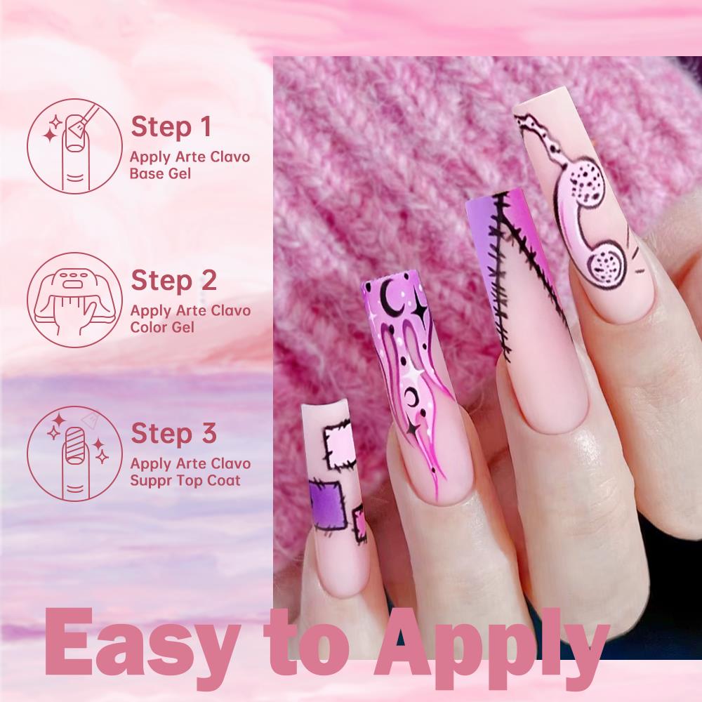 อาร์เต คลาว ซีรีส์สีส้มเหลืองเ - Nail Art One Piece บทวิจารณ์และราคา