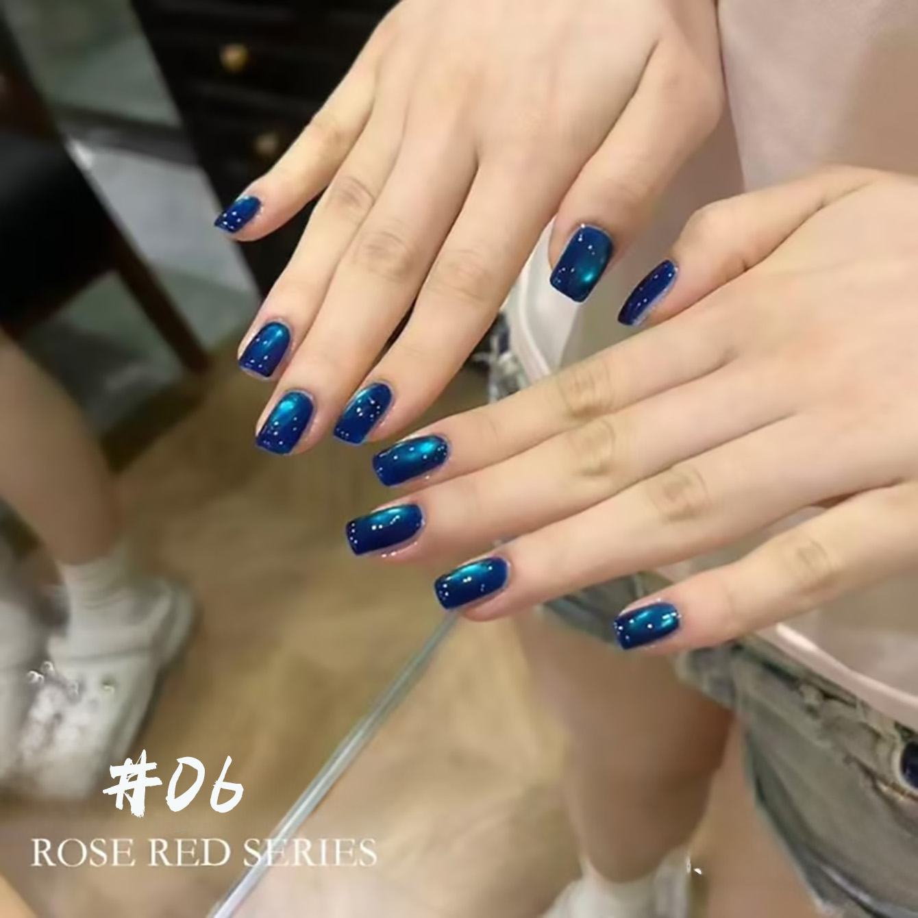 WS 1 ชิ้น 2026 เจลทาเล็บกลิตเต - Nail Art Cat Eye Pink บทวิจารณ์และราคา