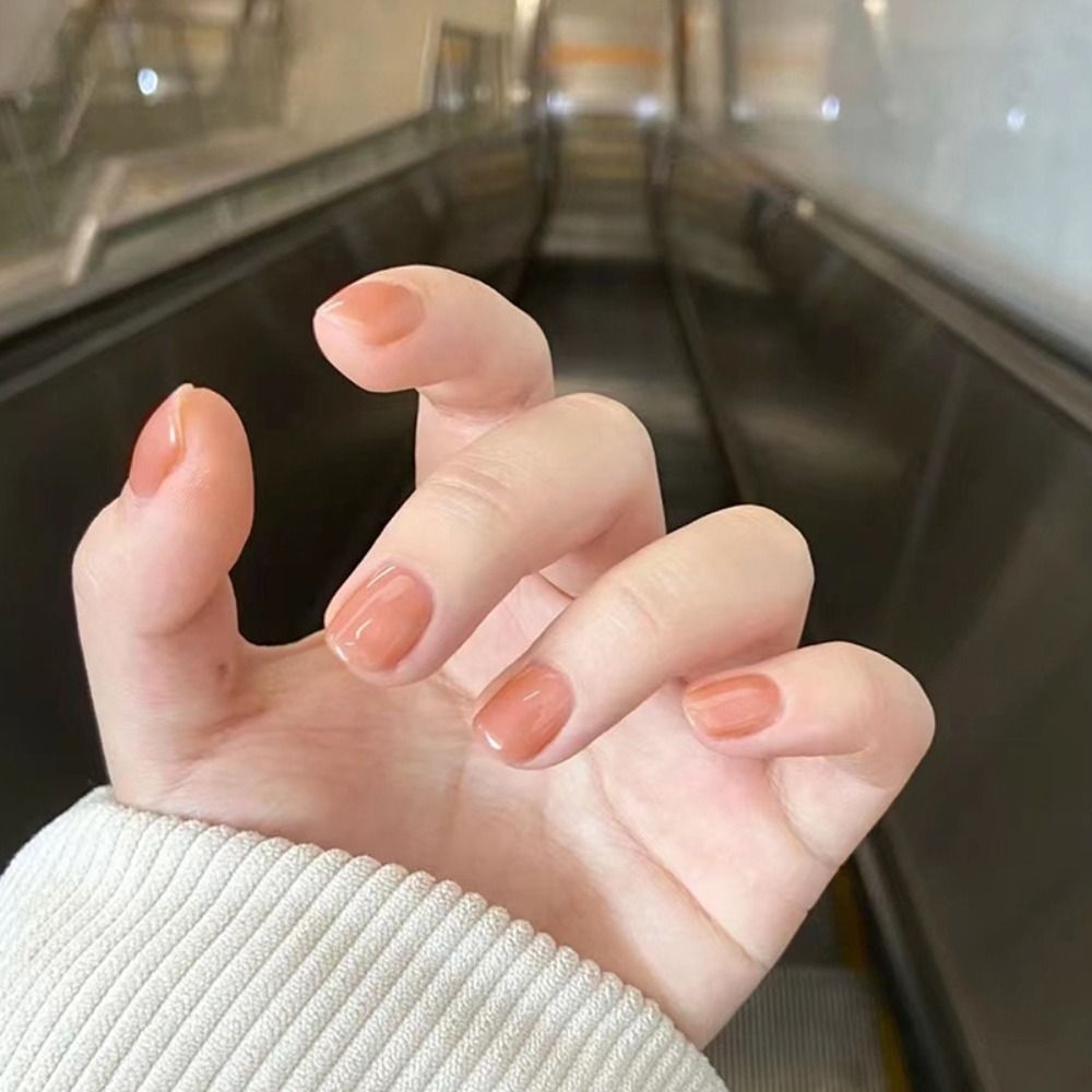 เล็บปลอมแบบถอดได้ สีพื้นแบบฝรั - Nail Art French Nails บทวิจารณ์และราคา