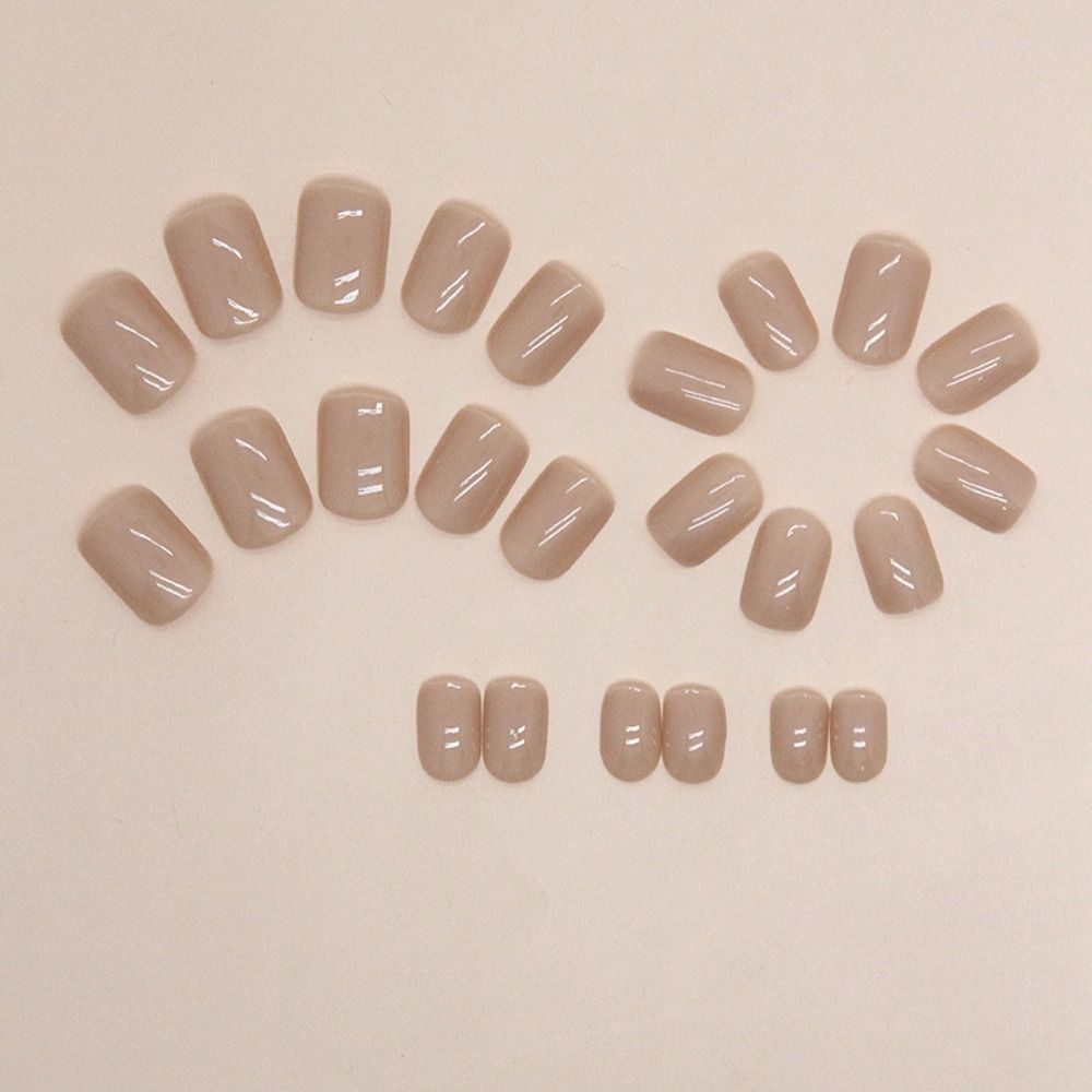 เล็บปลอมแบบถอดได้ สีพื้นแบบฝรั - Nail Art French Nails บทวิจารณ์และราคา