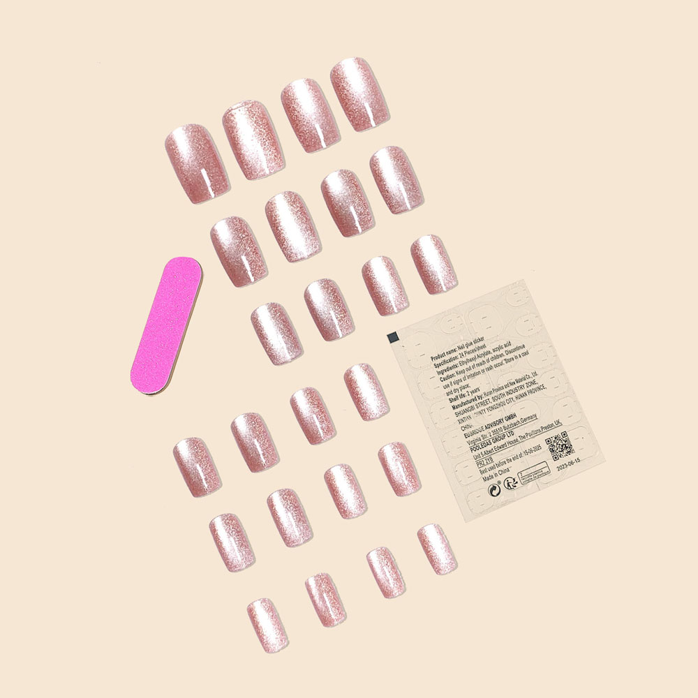 แนวโน้มแฟชั่นผู้หญิงหญิง 24 ชิ - Nail Art Cat Eye Pink บทวิจารณ์และราคา