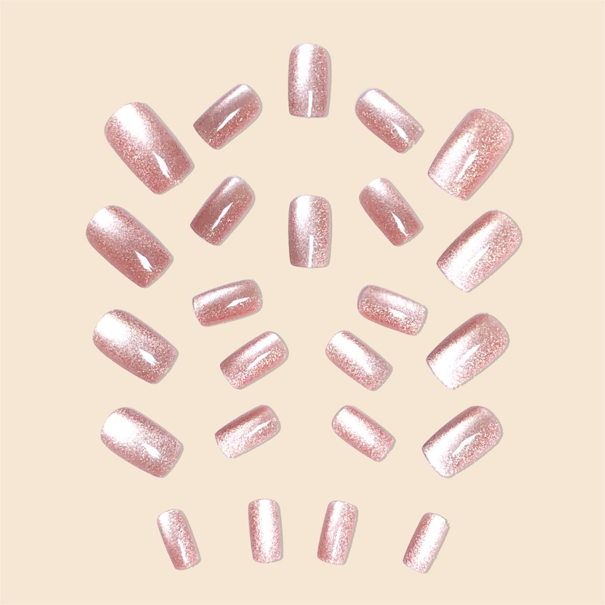 แนวโน้มแฟชั่นผู้หญิงหญิง 24 ชิ - Nail Art Cat Eye Pink บทวิจารณ์และราคา