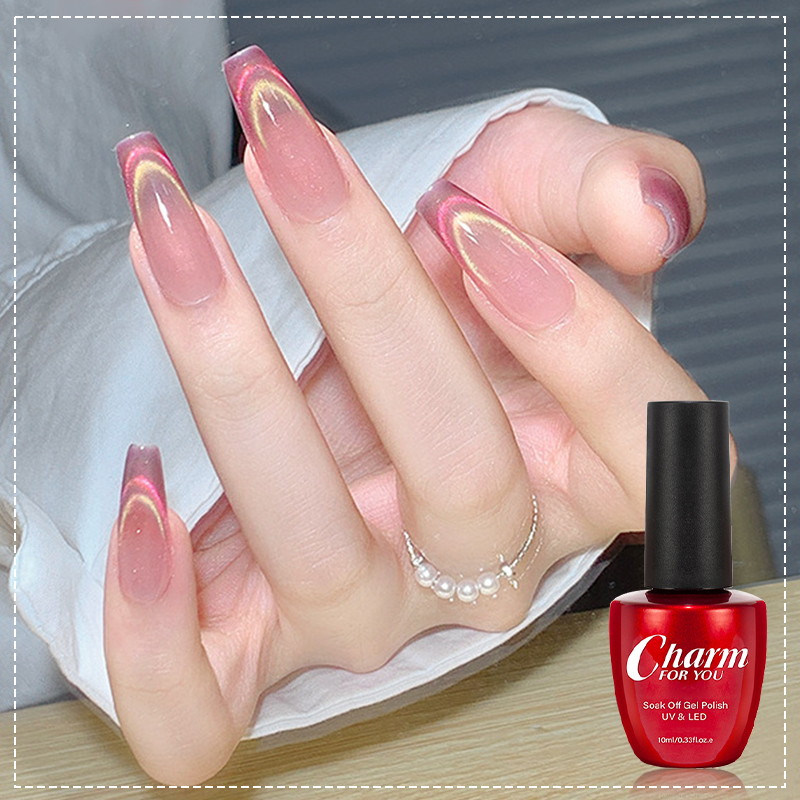 ยาทาเล็บเจลแม่เหล็กสีรุ้ง 6 สี - Nail Art Rainbow บทวิจารณ์และราคา