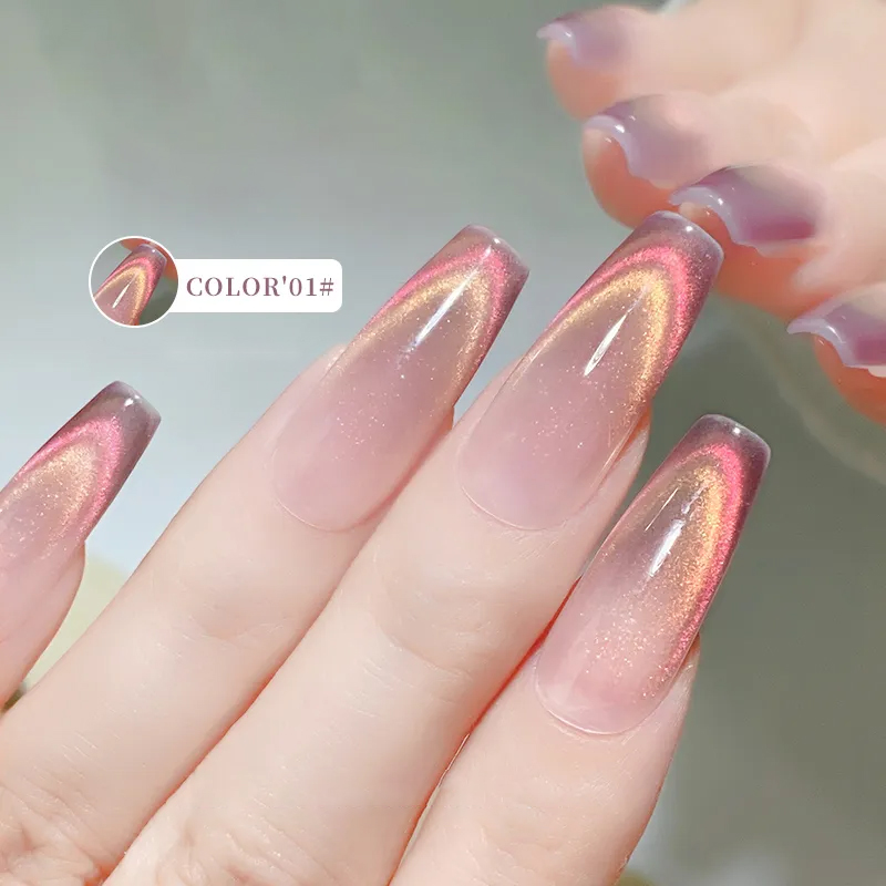ยาทาเล็บเจลแม่เหล็กสีรุ้ง 6 สี - Nail Art Rainbow บทวิจารณ์และราคา