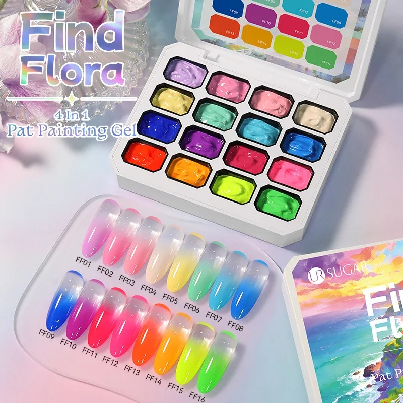 เจลเพ้นท์เล็บ 4 in 1 16 สี สำห - Nail Art One Piece บทวิจารณ์และราคา
