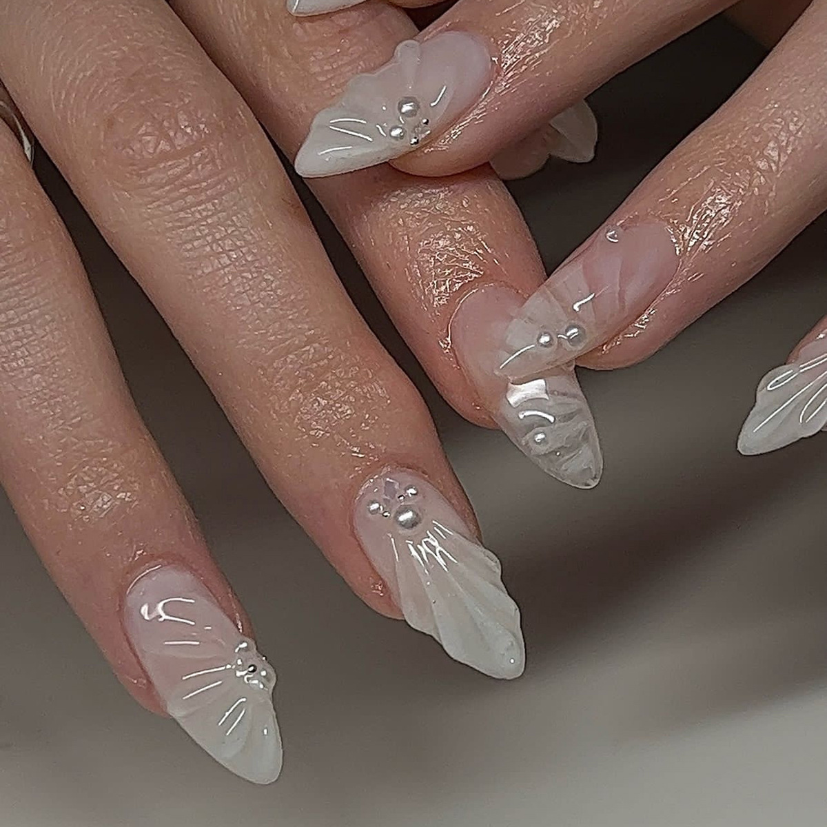 24 ชิ้นเรียบง่ายสีเขียวฝรั่งเศ - Nail Art French Nails บทวิจารณ์และราคา