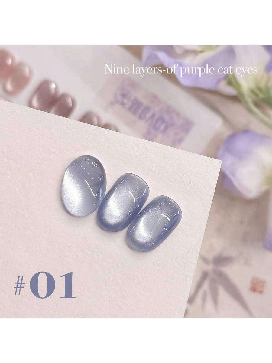 1-6 ชิ้น 6 สี 15 มล. ชุดยาทาเล - Nail Art Violet บทวิจารณ์และราคา