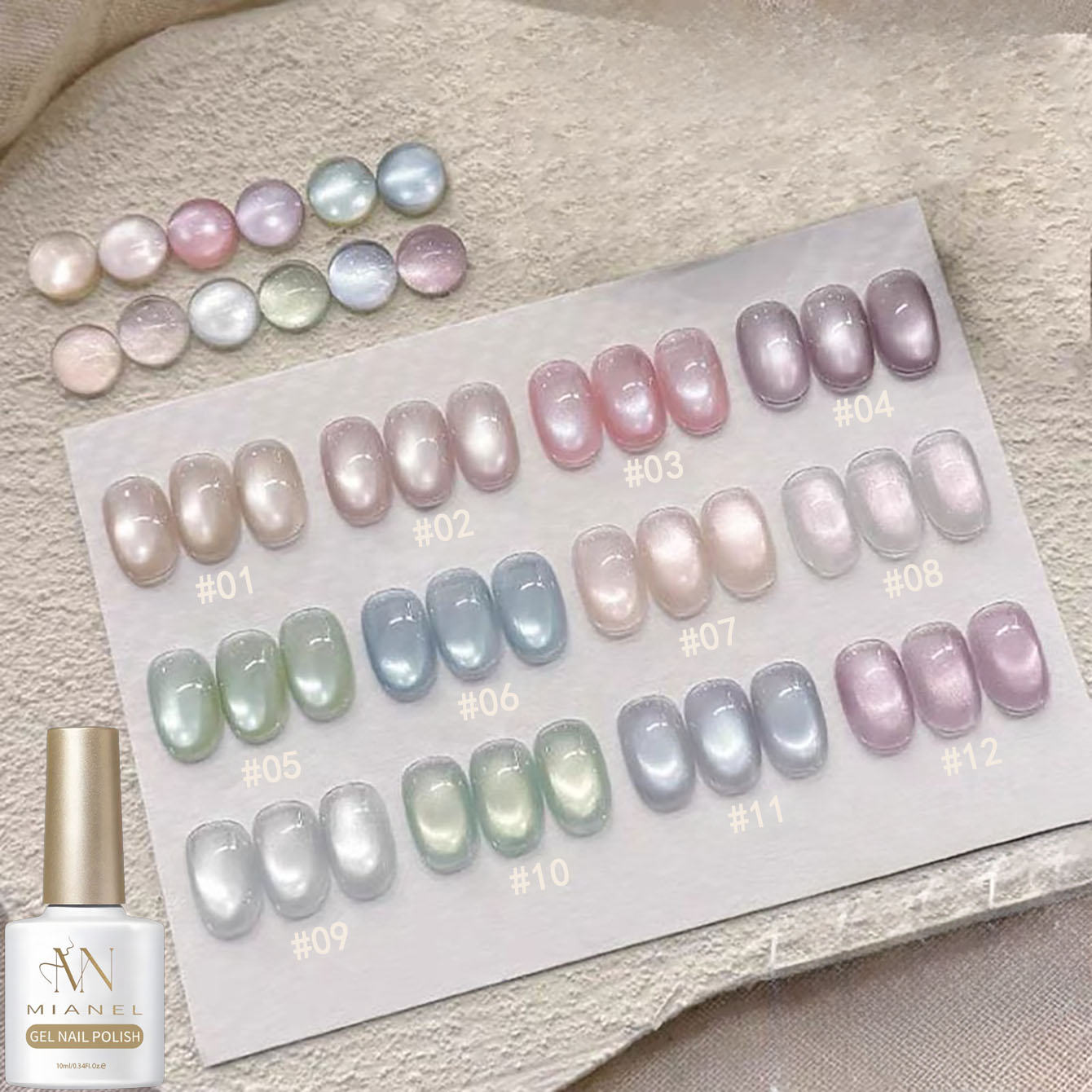 MIANEL 10ML ยาทาเล็บเจลลายผลไม - Nail Art Violet บทวิจารณ์และราคา