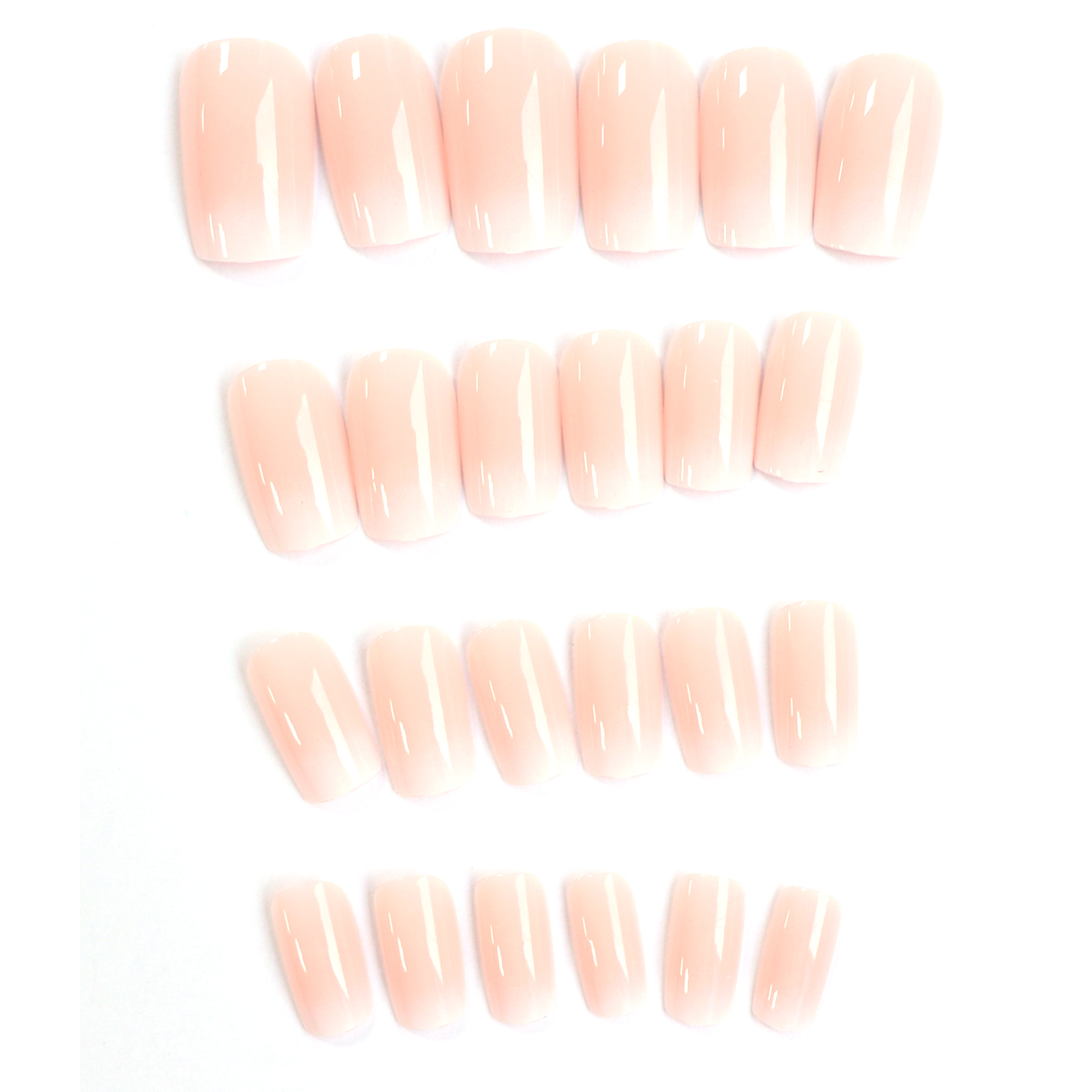 เล็บปลอมแบบฝรั่งเศสไล่เฉดสีชมพ - Nail Art French Nails บทวิจารณ์และราคา
