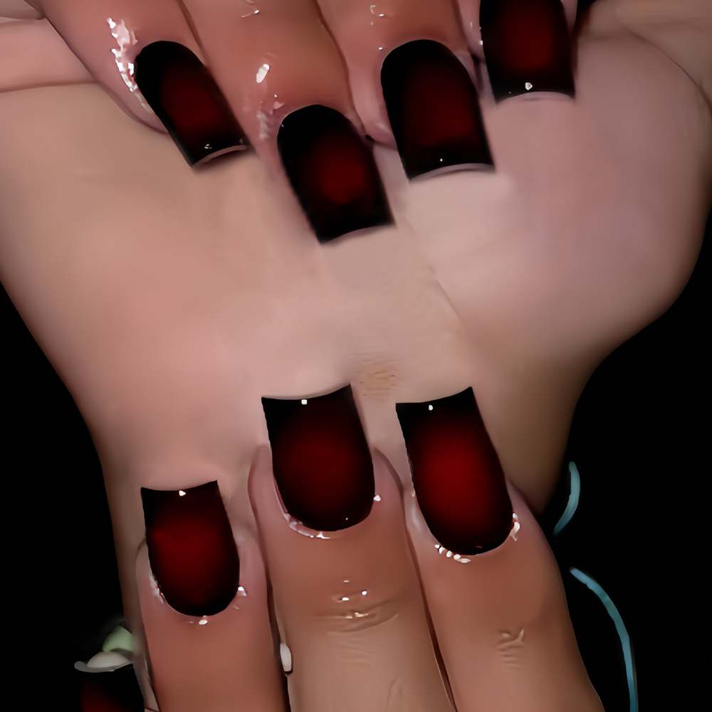 เล็บปลอมทรงสั้นทรงเหลี่ยมสำหรั - Nail Art French Nails บทวิจารณ์และราคา