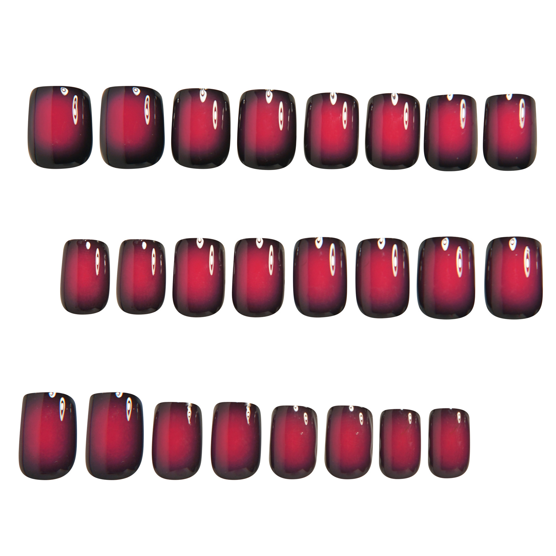 เล็บปลอมทรงสั้นทรงเหลี่ยมสำหรั - Nail Art French Nails บทวิจารณ์และราคา