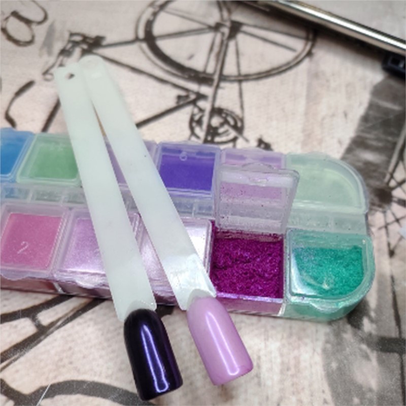 12 กริด/กล่องเล็บ Glitter กระจ - Nail Art Chrome บทวิจารณ์และราคา