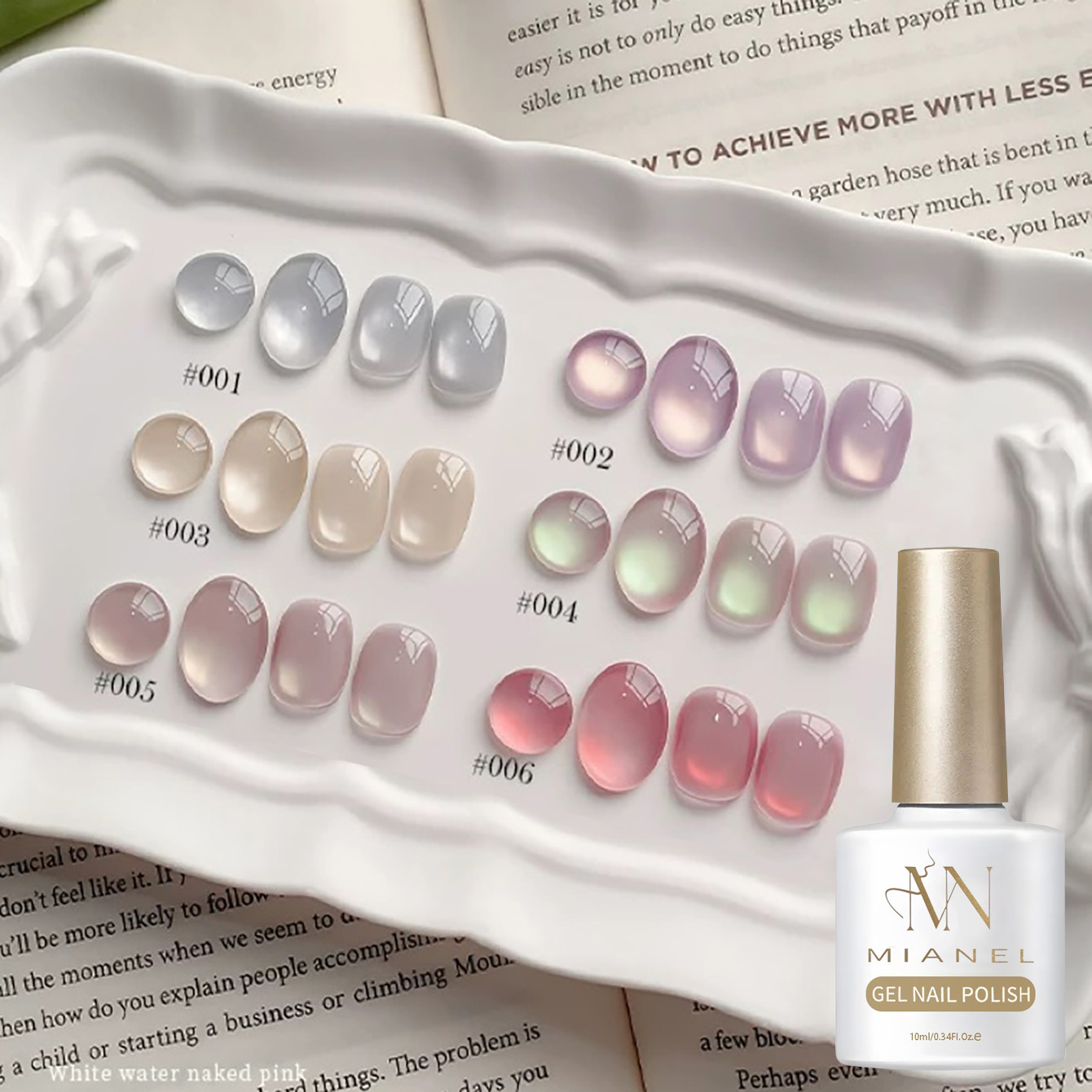 MIANEL 10ML ยาทาเล็บเจลตาแมวแบ - Nail Art Cat Eye Pink บทวิจารณ์และราคา