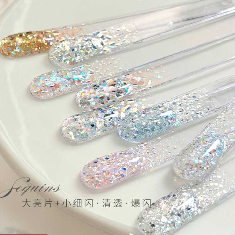 MR NAIL ผงกลิตเตอร์เมอร์เมด กล - Dip Powder Nail บทวิจารณ์และราคา