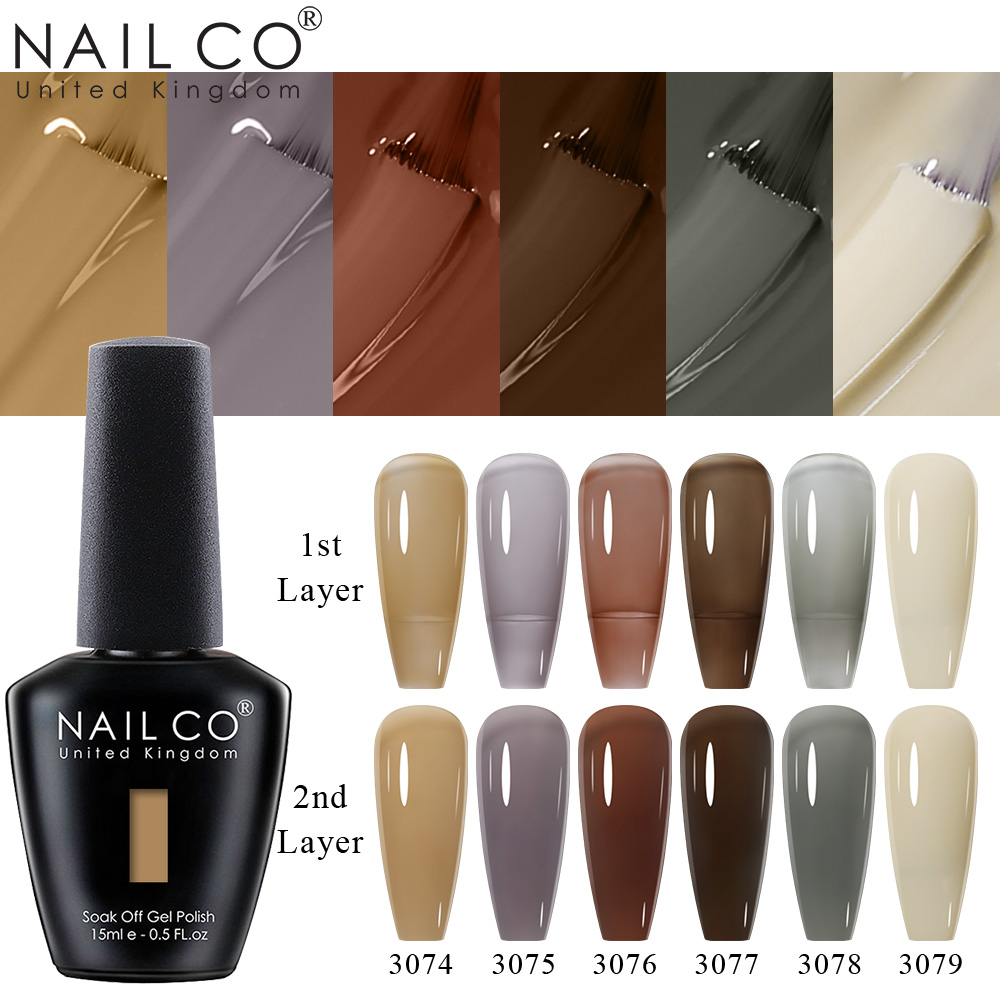 NAILCO 15ml เล็บเจล Vernis กึ่ - Nail Art One Piece บทวิจารณ์และราคา