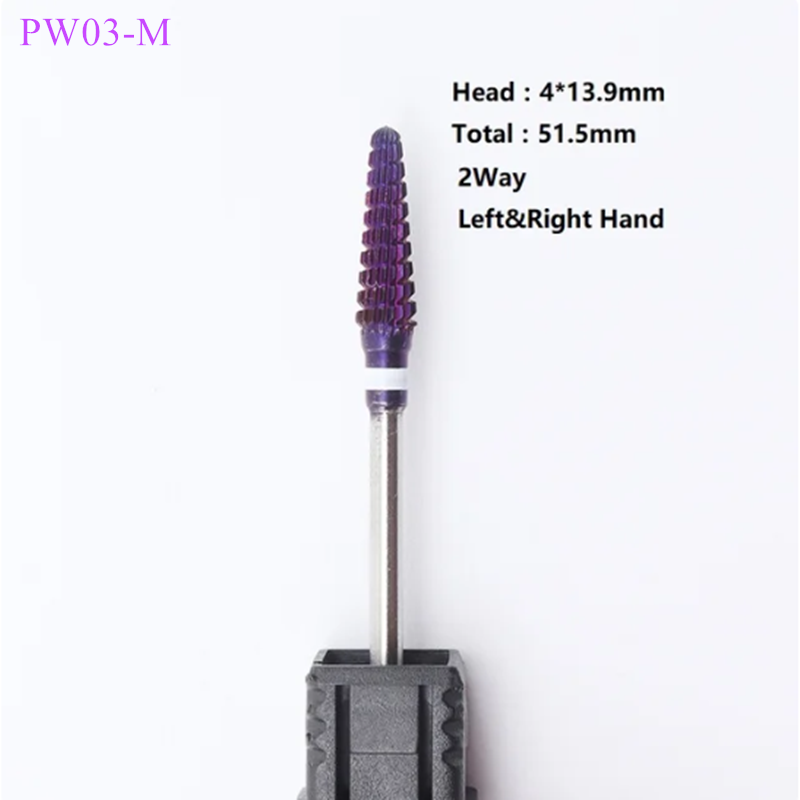 ดอกสว่านเจียรเล็บคาร์ไบด์สีม่ว - Nail Art Violet บทวิจารณ์และราคา