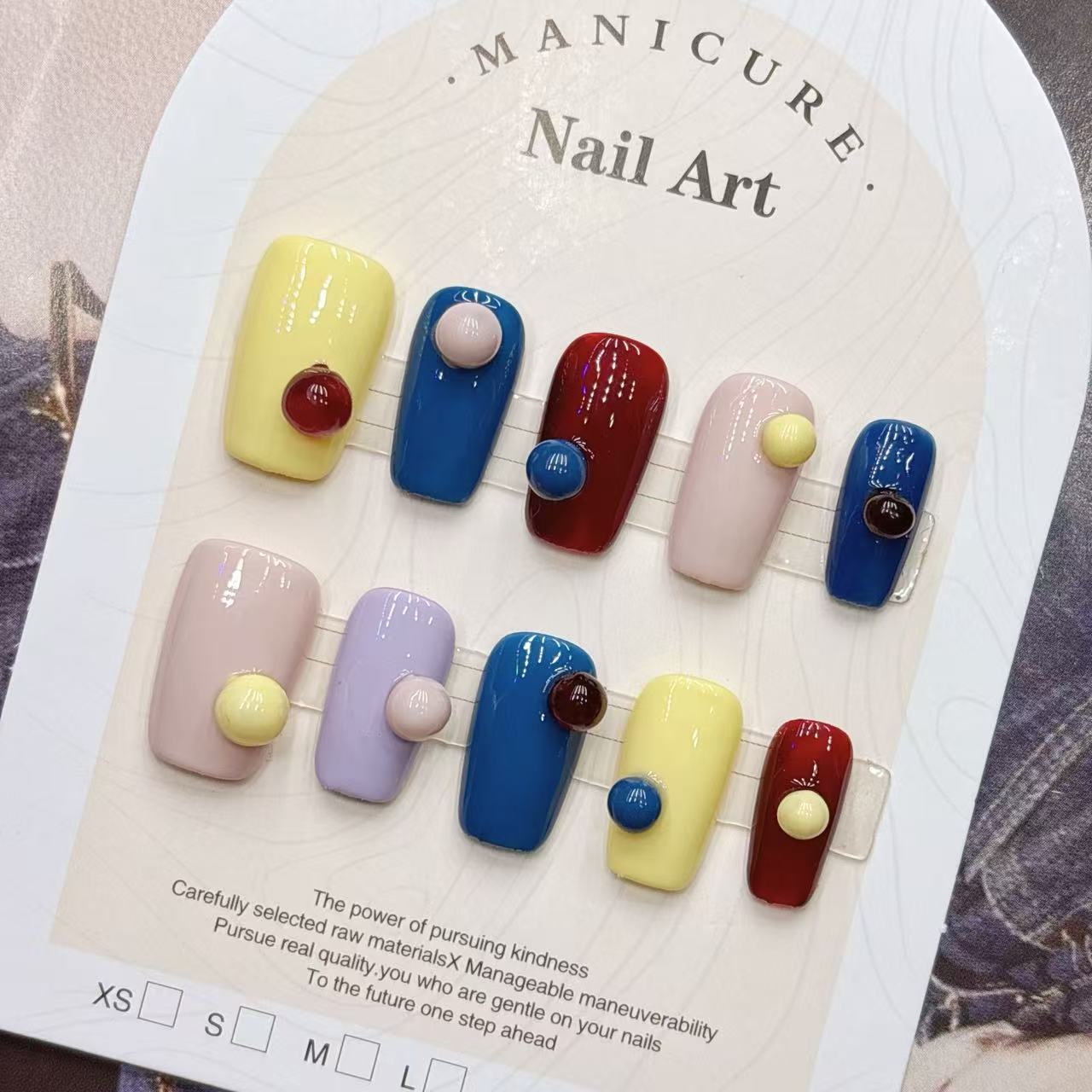 เล็บปลอมสีสันสดใส สวยเก๋ พรีเม - Nail Art Fake บทวิจารณ์และราคา