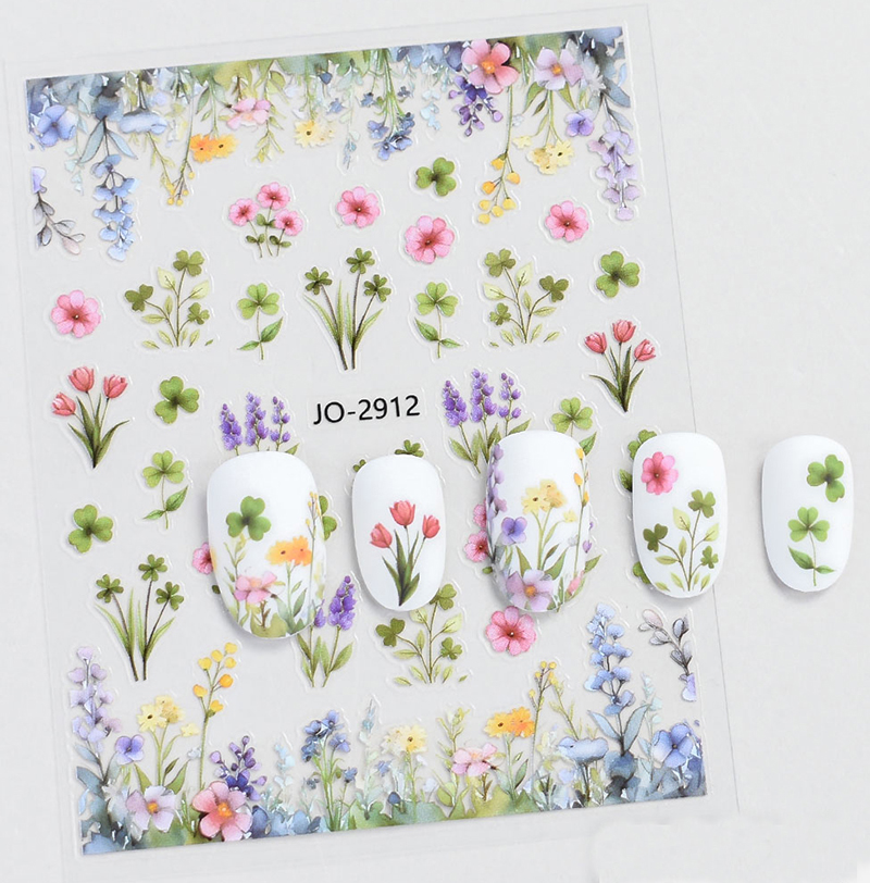 สติ๊กเกอร์ตกแต่งเล็บ 3 มิติ ลา - Nail Art Violet บทวิจารณ์และราคา