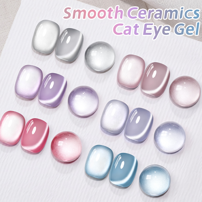 ยาทาเล็บเจลแม่เหล็กแคทอาย 7.5  - Nail Art Cat Eye Pink บทวิจารณ์และราคา