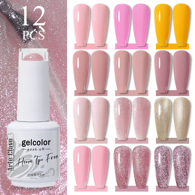 อาร์เต้ คลาวो HEMA TPO Free 15 - Nail Art Rainbow บทวิจารณ์และราคา