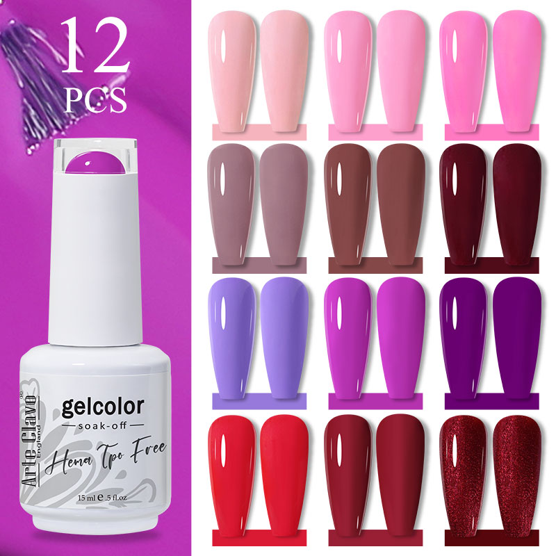 อาร์เต้ คลาวो HEMA TPO Free 15 - Nail Art Rainbow บทวิจารณ์และราคา